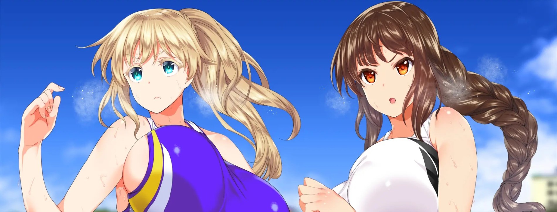 Rikujoubu Joshi wa Ore no Nama Onaho Backdrop