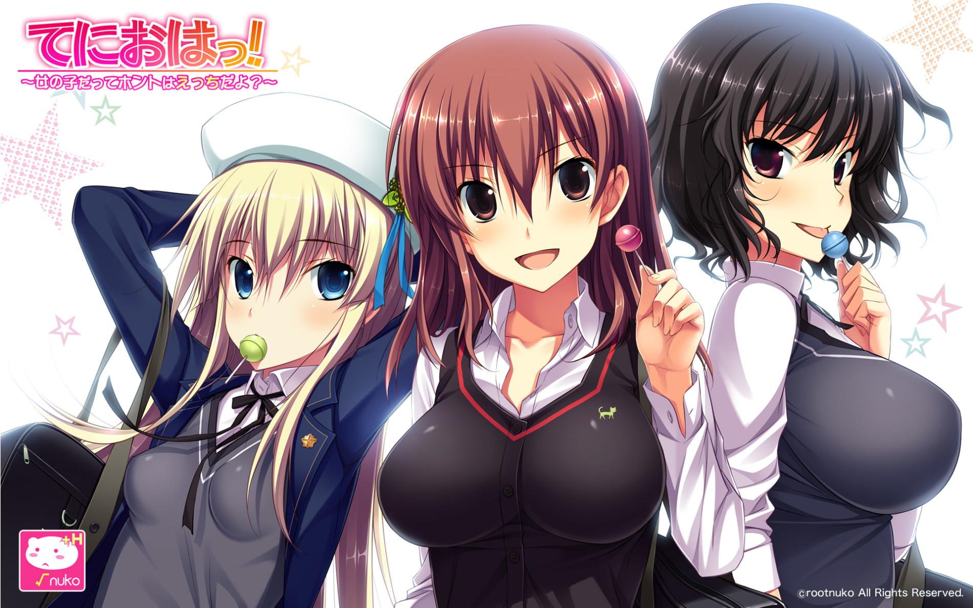 Tenioha!: Onnanoko datte Honto wa Ecchi da yo? Backdrop