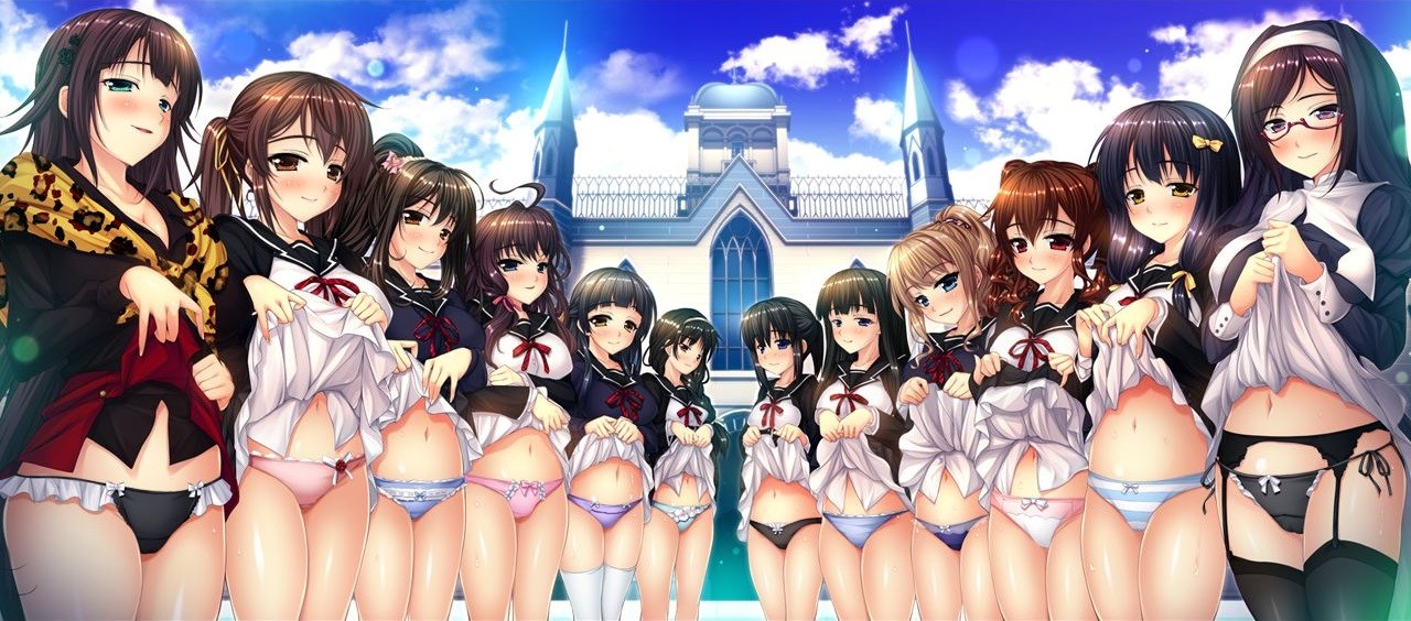 Bitch Gakuen ga Seijun na Hazu ga Nai!!? Backdrop